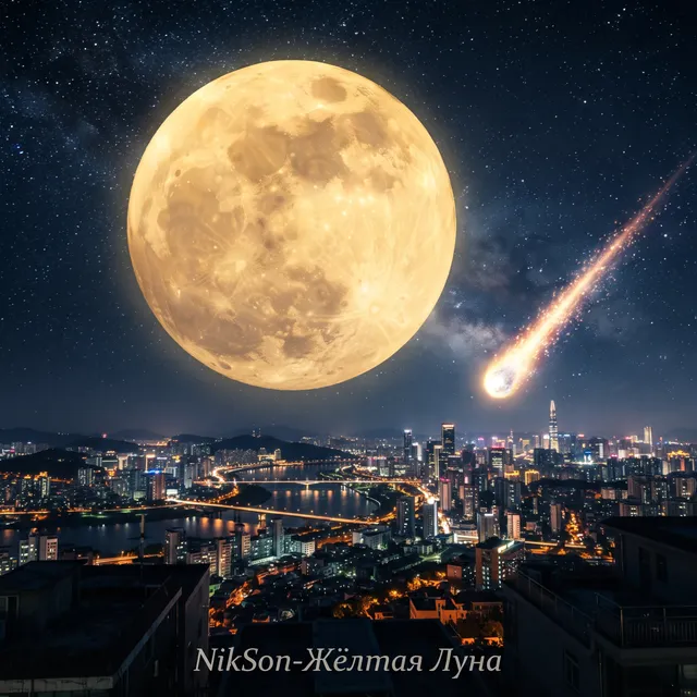 NikSon — Жёлтая Луна — обложка релиза