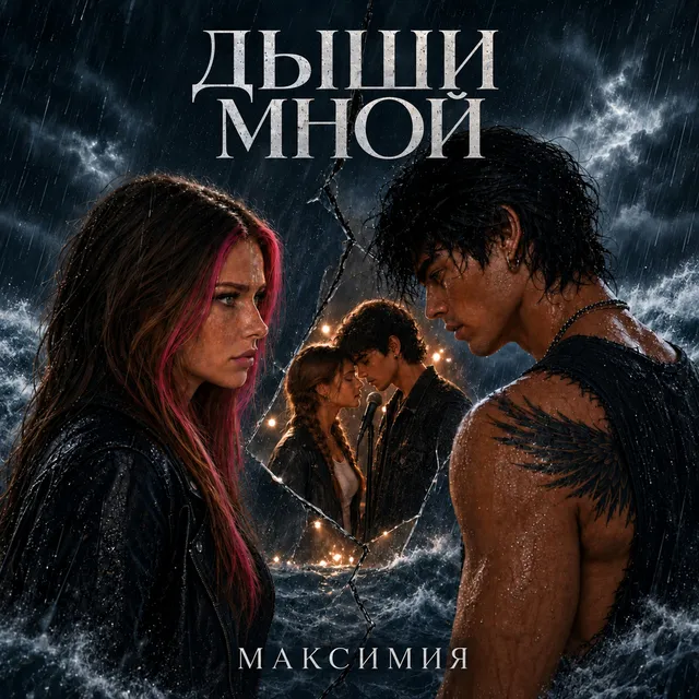 МАКСИМИЯ — Дыши мной — обложка релиза