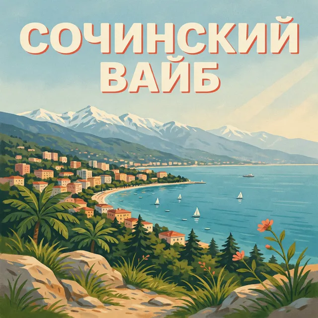 Sunwolf — Сочинский вайб — обложка релиза