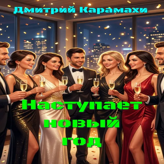 Дмитрий Карамахи — Наступает Новый год — обложка релиза