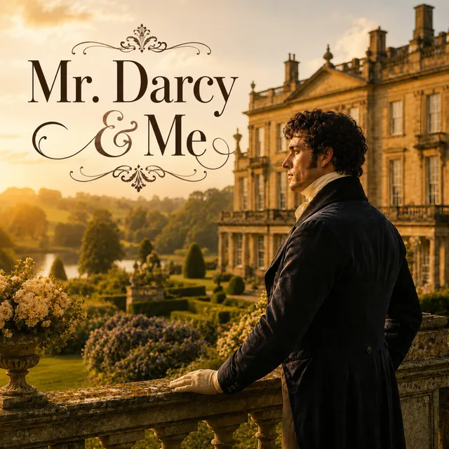 Кот на клавиатуре — Mr. Darcy and Me — обложка релиза