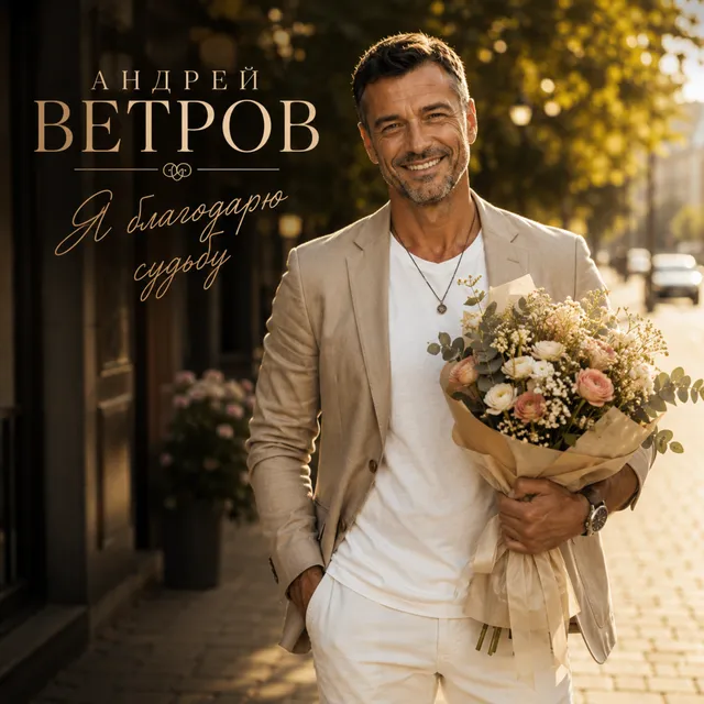 Андрей Ветров — Я благодарю судьбу — обложка релиза