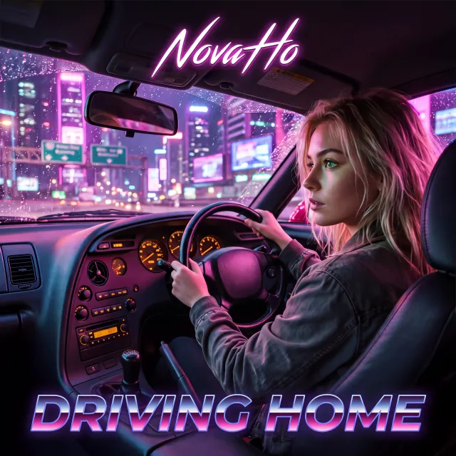 NovaHo — Driving Home — обложка релиза