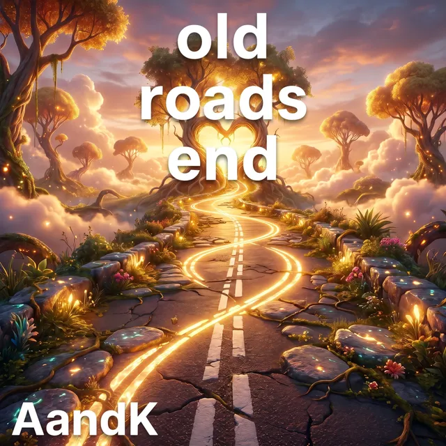 AandK — old roads end — обложка релиза