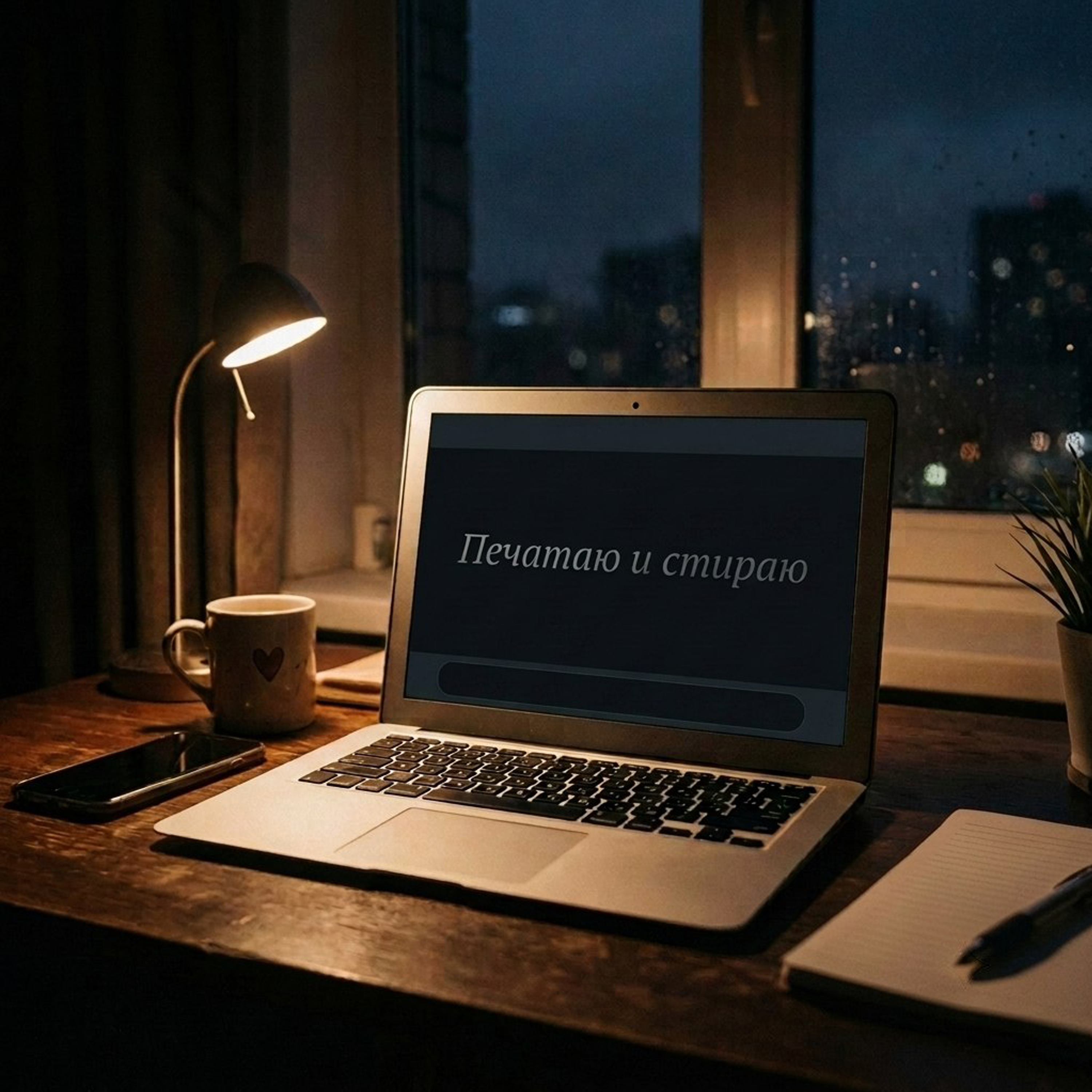 Печатаю и стираю — обложка