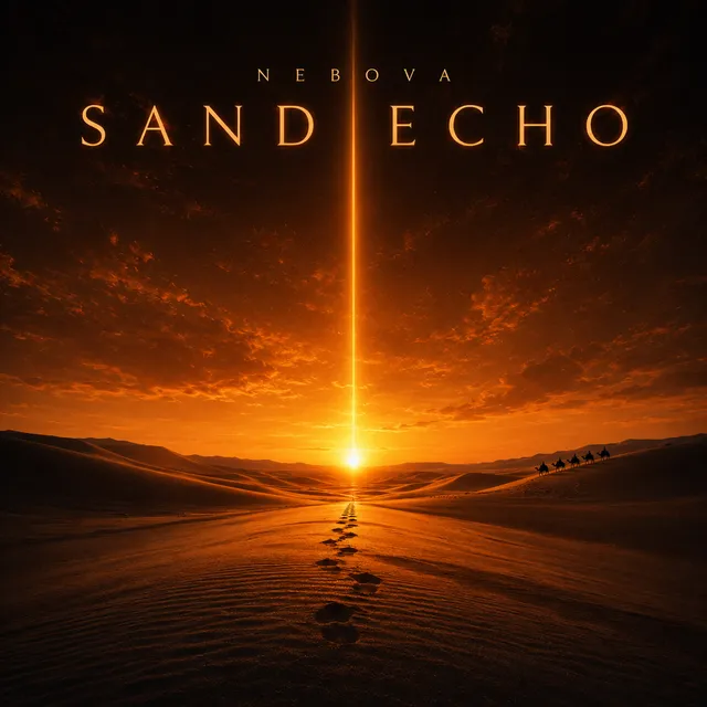 NEBOVA — SAND ECHO — обложка релиза
