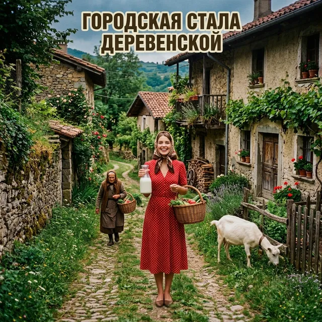 GazLodya — ГОРОДСКАЯ СТАЛА ДЕРЕВЕНСКОЙ — обложка релиза