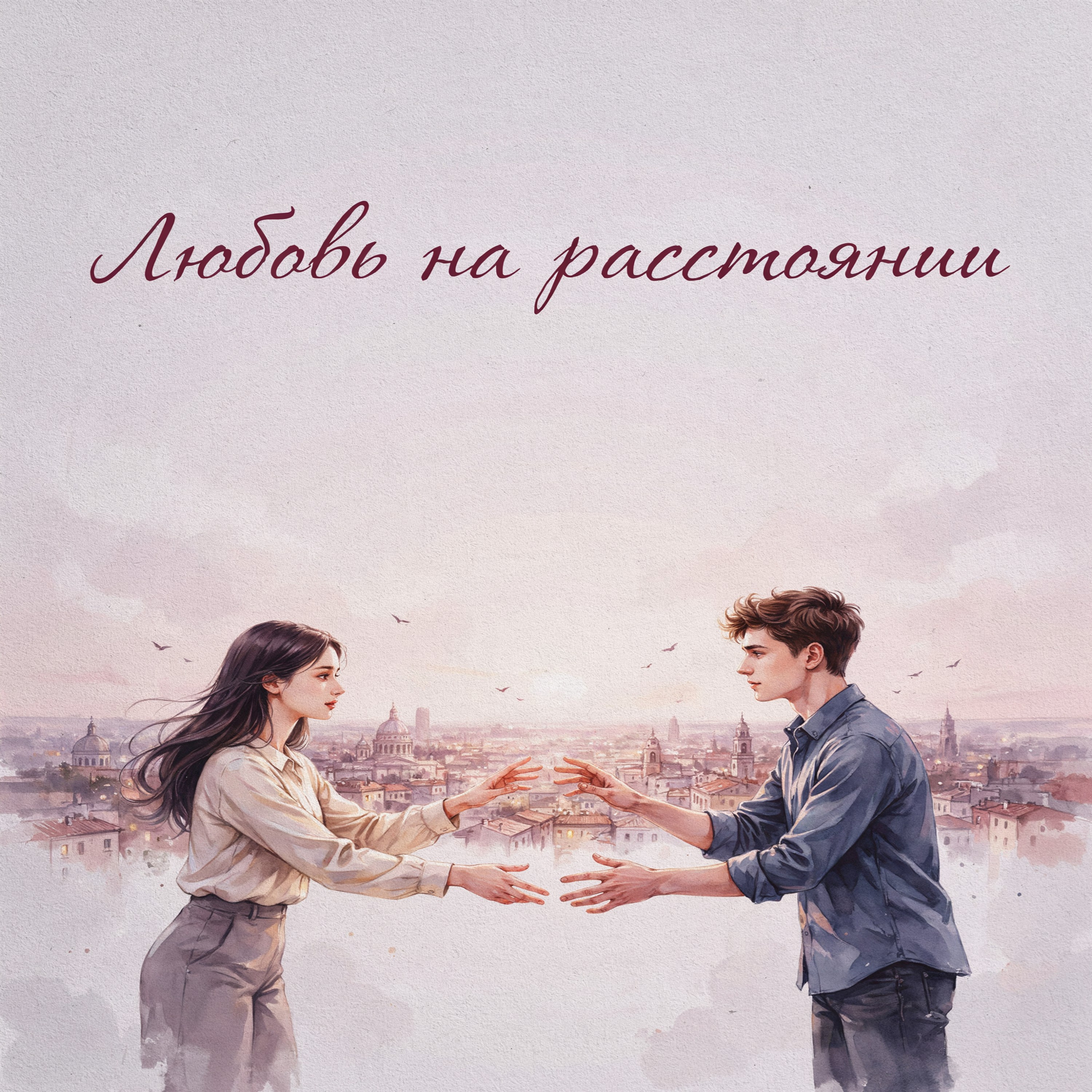 Любовь на расстоянии. — обложка