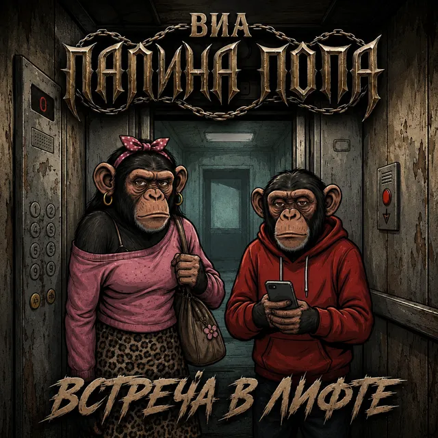 ВИА "Папина Попа" — Встреча в лифте — обложка релиза