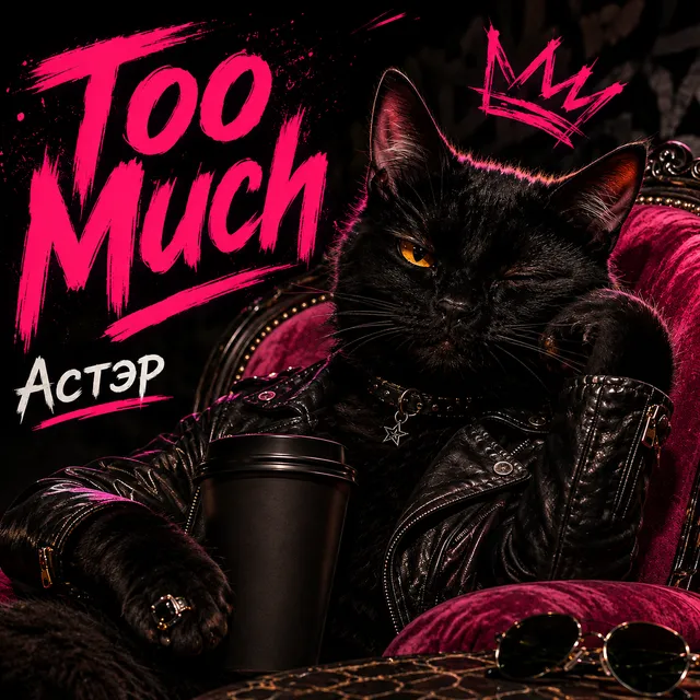 Астэр — Too Much — обложка релиза