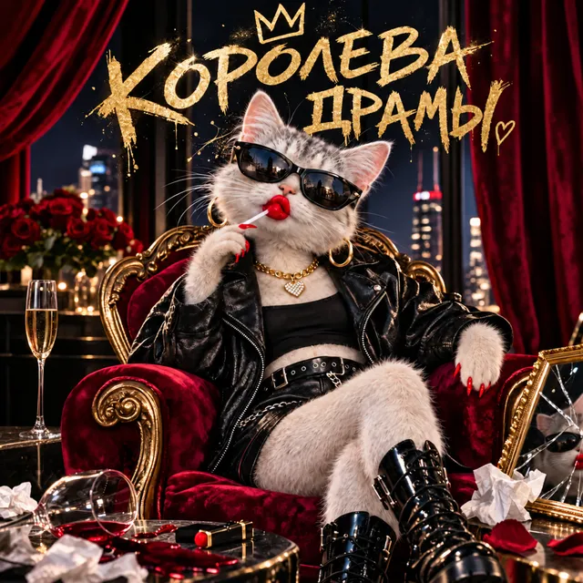 DarkMilk — королева драмы — обложка релиза