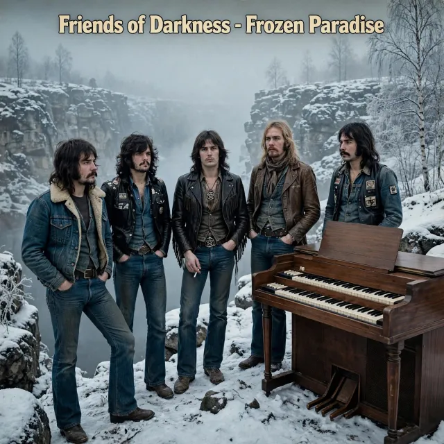 Friends of Darkness — Frozen Paradise — обложка релиза