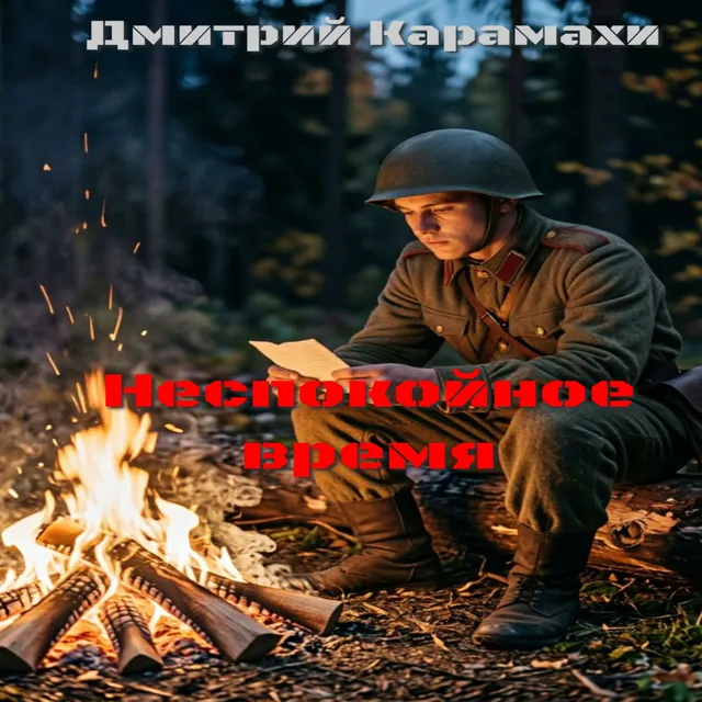 Дмитрий Карамахи — Неспокойное время — обложка релиза