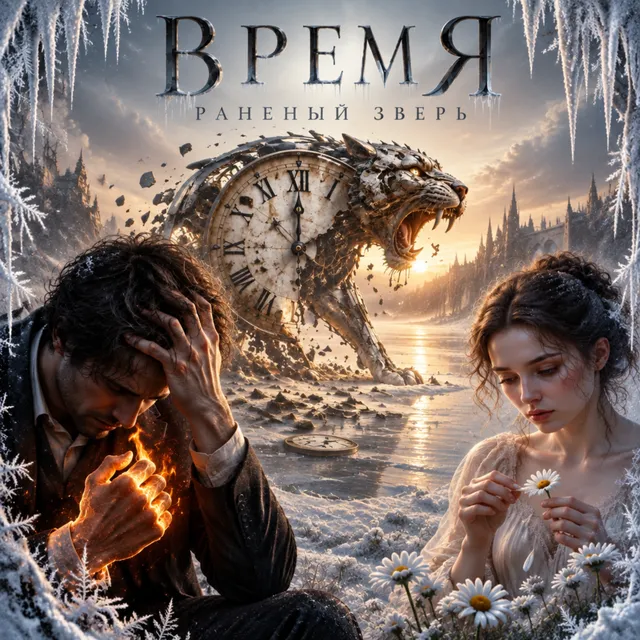 Андрей Север — Время - раненый зверь — обложка релиза