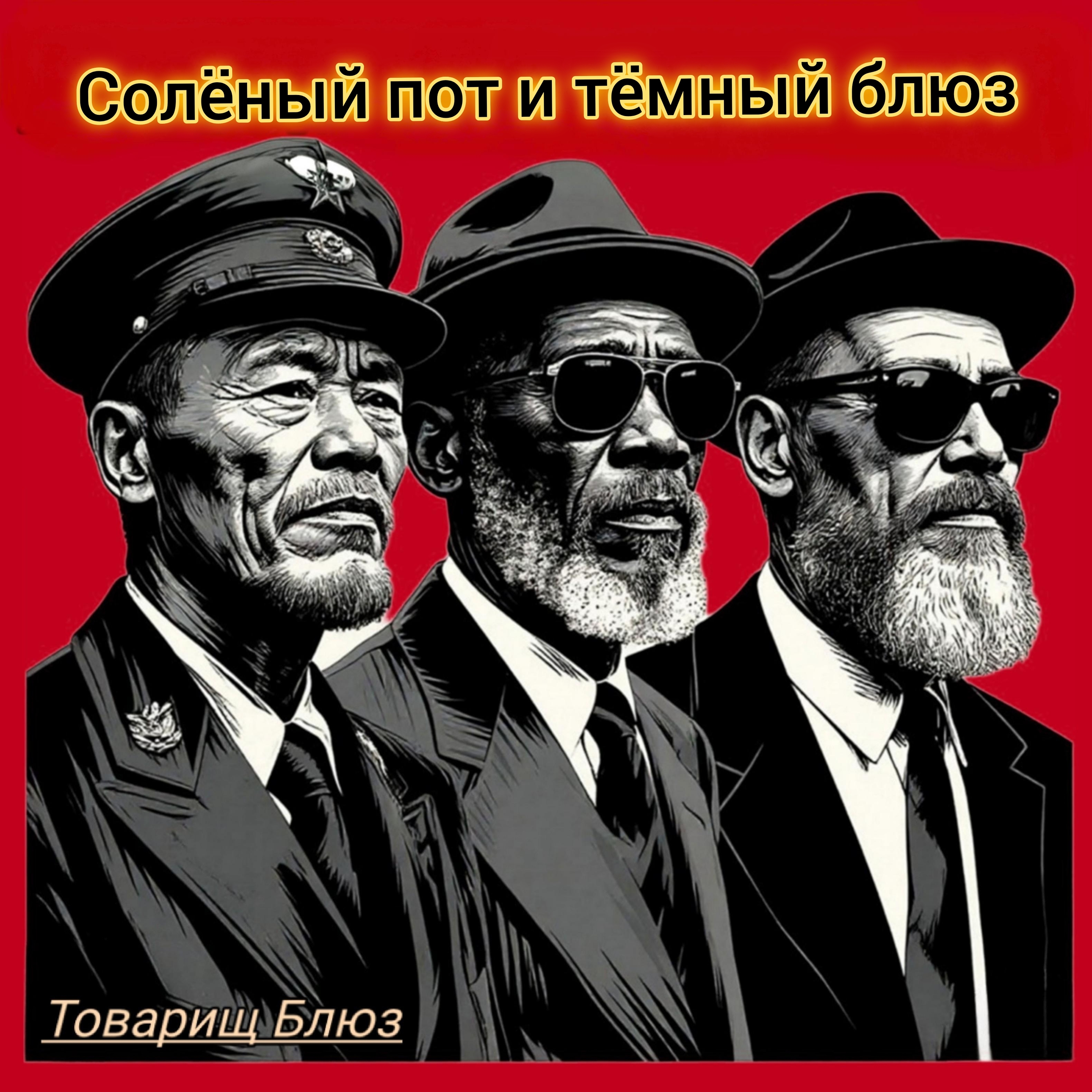 Солёный пот и тёмный блюз — обложка