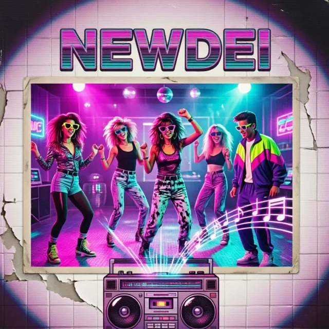 NEWDEI — Дамы из 90-х — обложка релиза