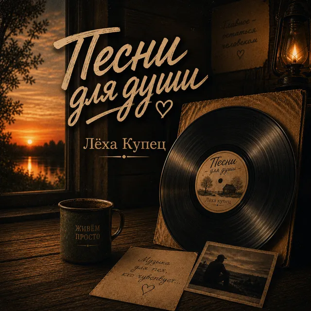 Лёха Купец — Песни для души — обложка релиза