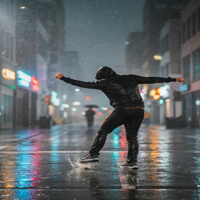 D.A.76 — Dancing in the rain — обложка релиза