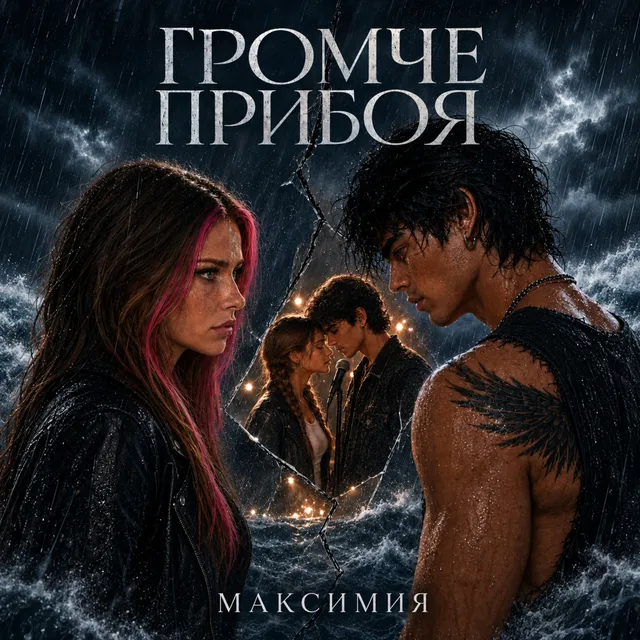 МАКСИМИЯ — Громче прибоя — обложка релиза