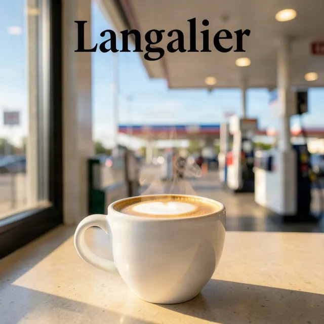 Langalier — Ванильный капучино — обложка релиза