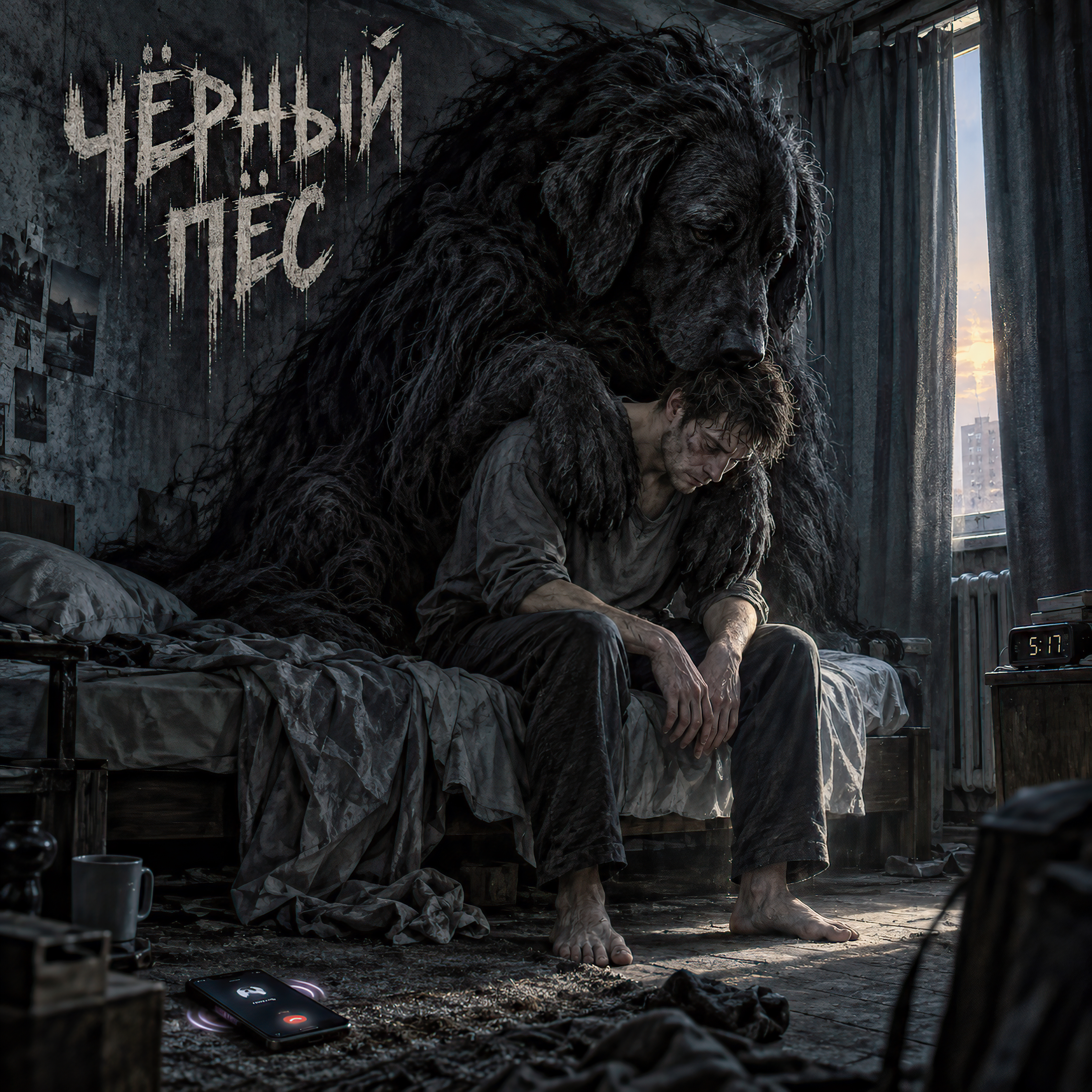 Чёрный пёс — обложка