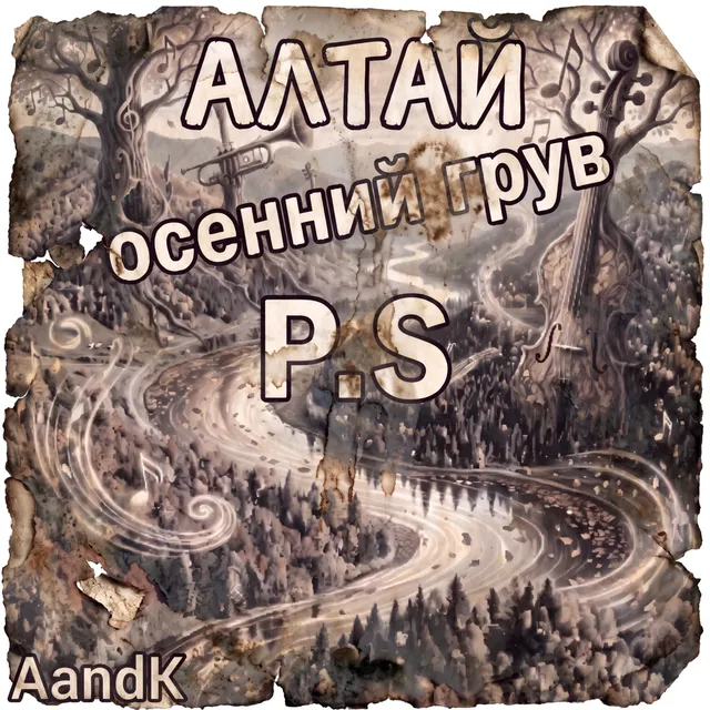 AandK — Алтай. Осенний грув P.S — обложка релиза