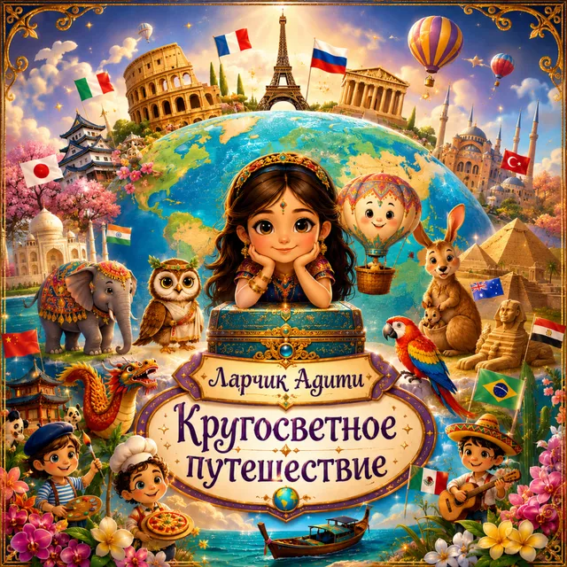 Ларчик Адити — Кругосветное Путешествие — обложка релиза