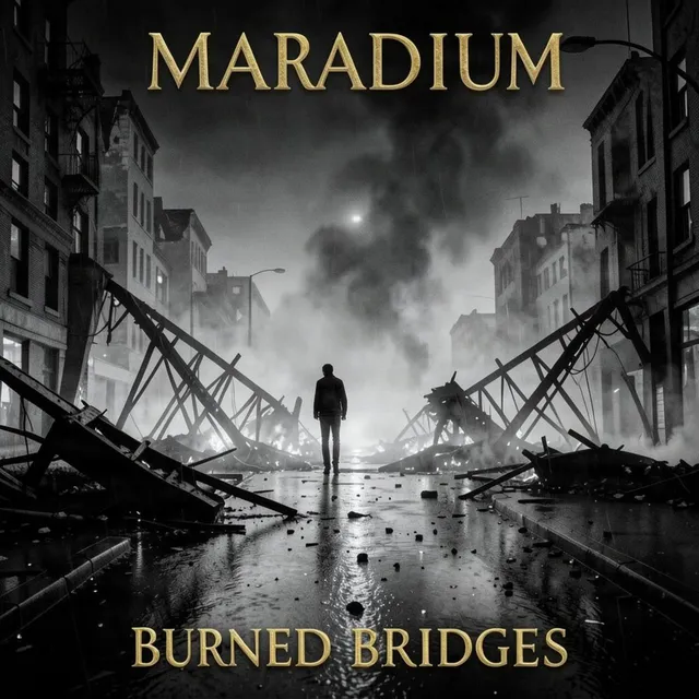 MARADIUM — Burned Bridges — обложка релиза