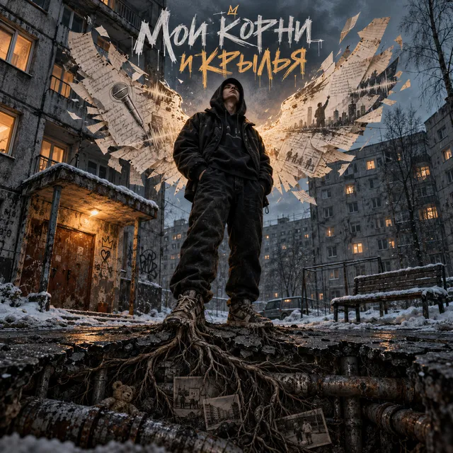 GreyBeatsGazer — Мои корни и крылья — обложка релиза