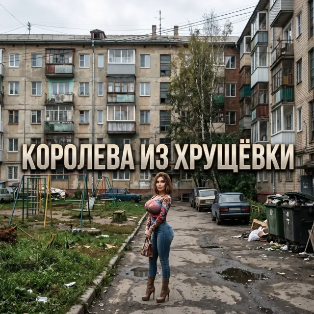 GazLodya — КОРОЛЕВА ИЗ ХРУЩЁВКИ — обложка релиза