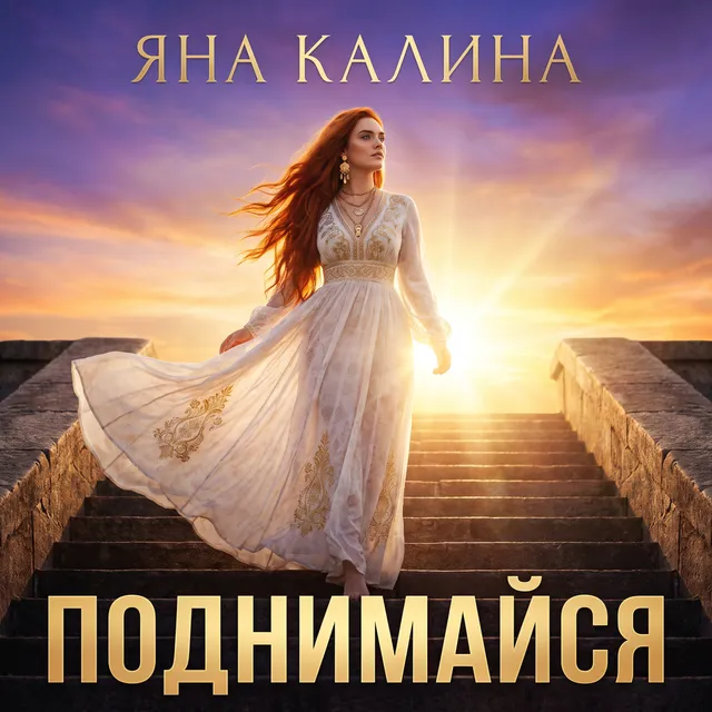 Яна Калина — Поднимайся — обложка релиза