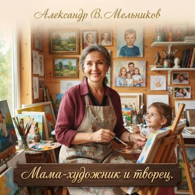 Александр В. Мельников — Мама - художник и творец — обложка релиза