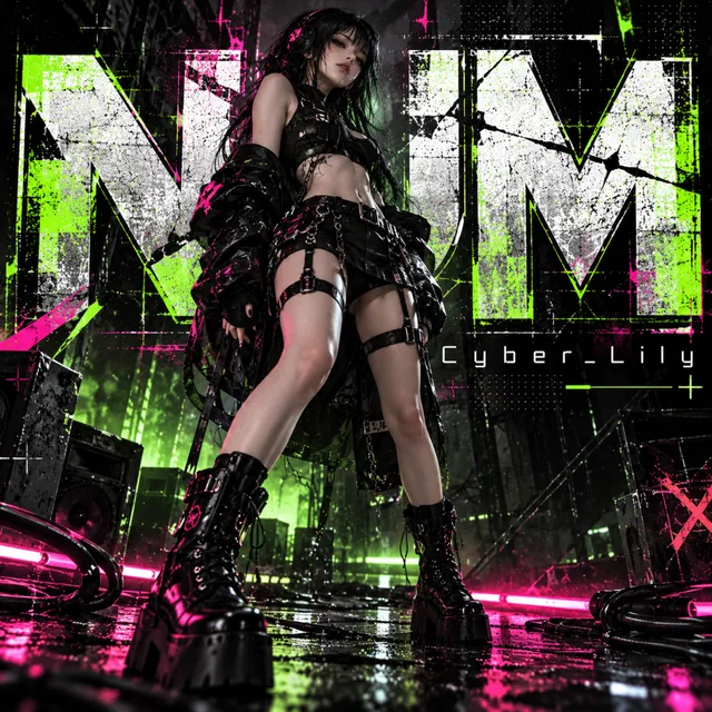 Cyber_Lily — NUM — обложка релиза