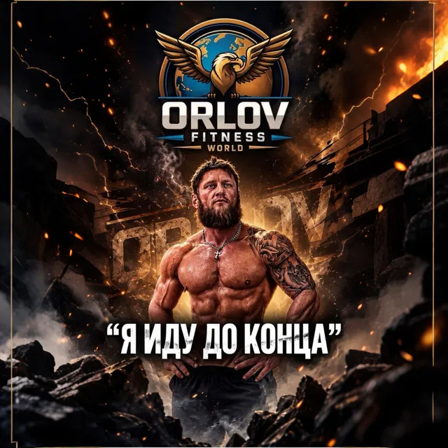 OrlovFitWorld — Я ИДУ ДО КОНЦА — обложка релиза