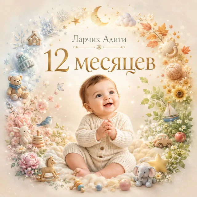 Ларчик Адити — 12 месяцев — обложка релиза