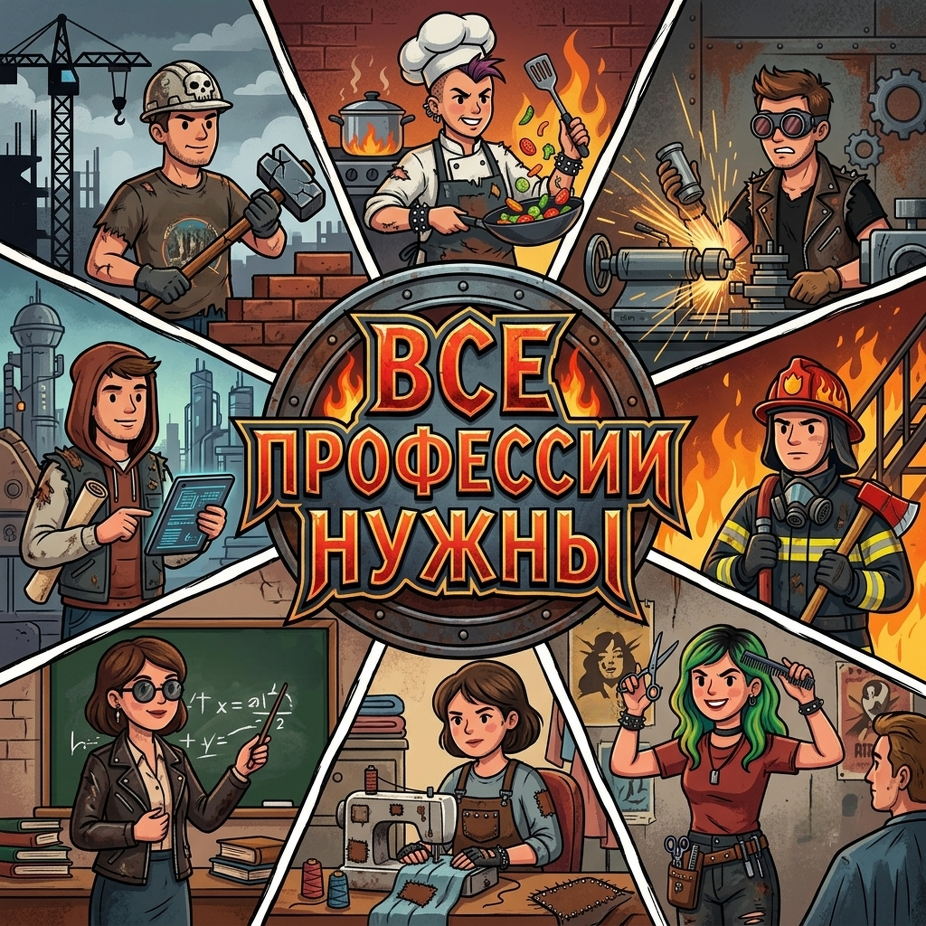 ВСЕ ПРОФЕССИИ НУЖНЫ — обложка