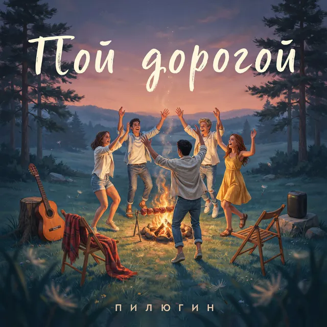 Пилюгин — Пой дорогой — обложка релиза