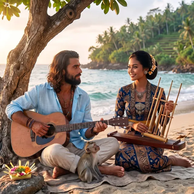 Александр Мел — Balinese Morning — обложка релиза