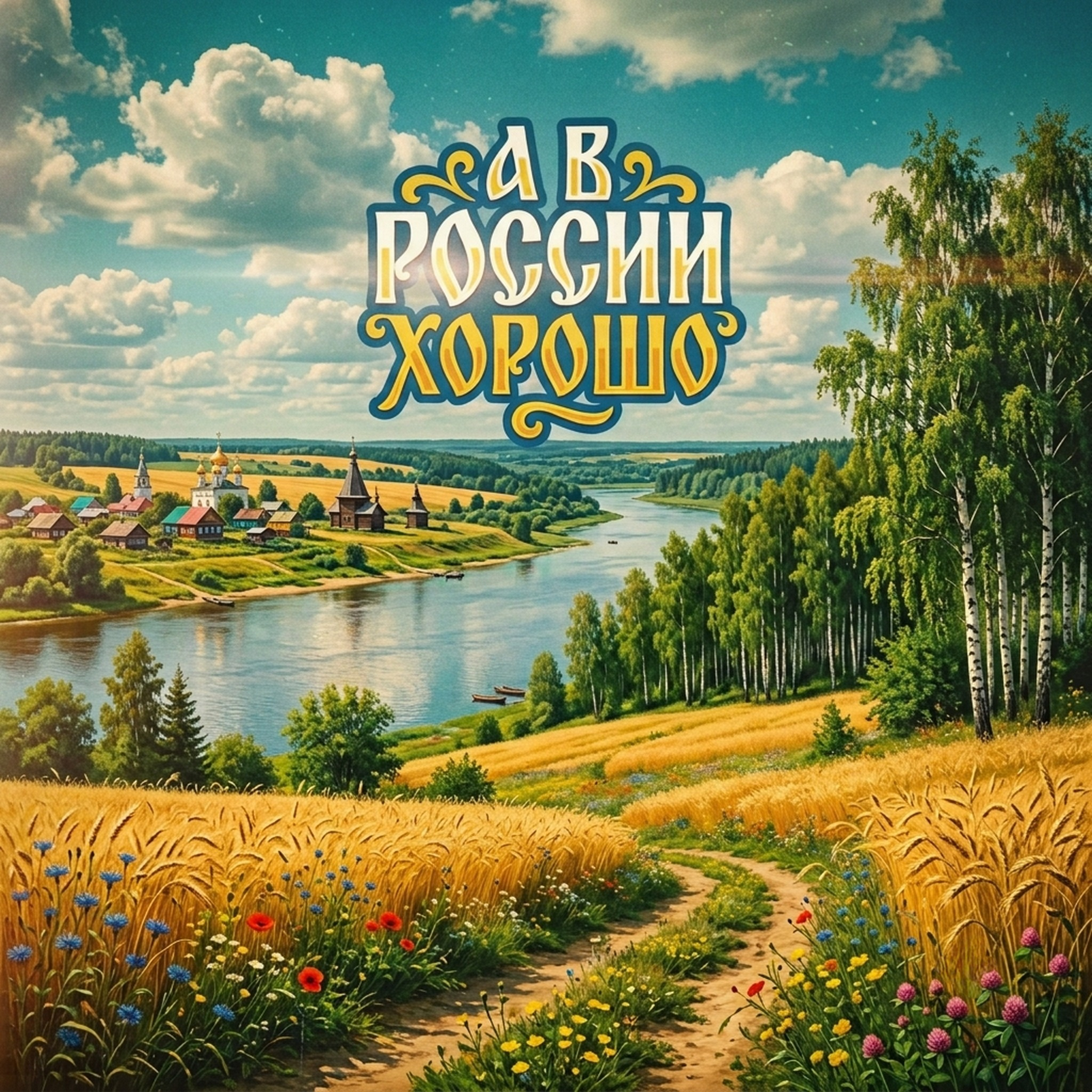 А В РОССИИ ХОРОШО — обложка