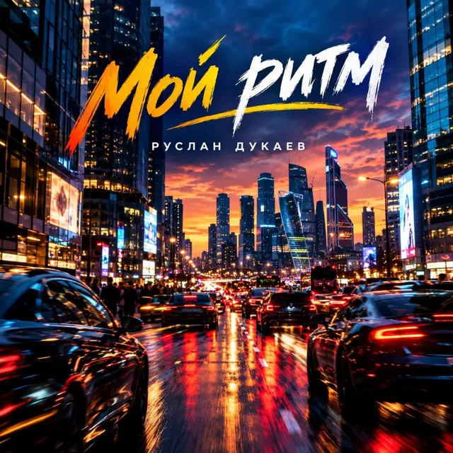 Руслан Дукаев — Мой ритм — обложка релиза