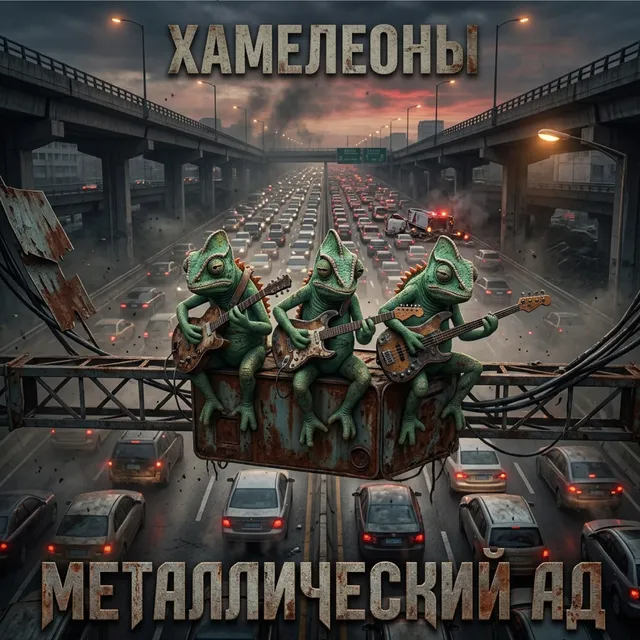 Хамелеоны — Металлический ад — обложка релиза