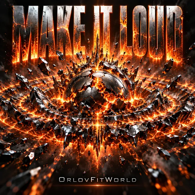 OrlovFitWorld — MAKE IT LOUD — обложка релиза