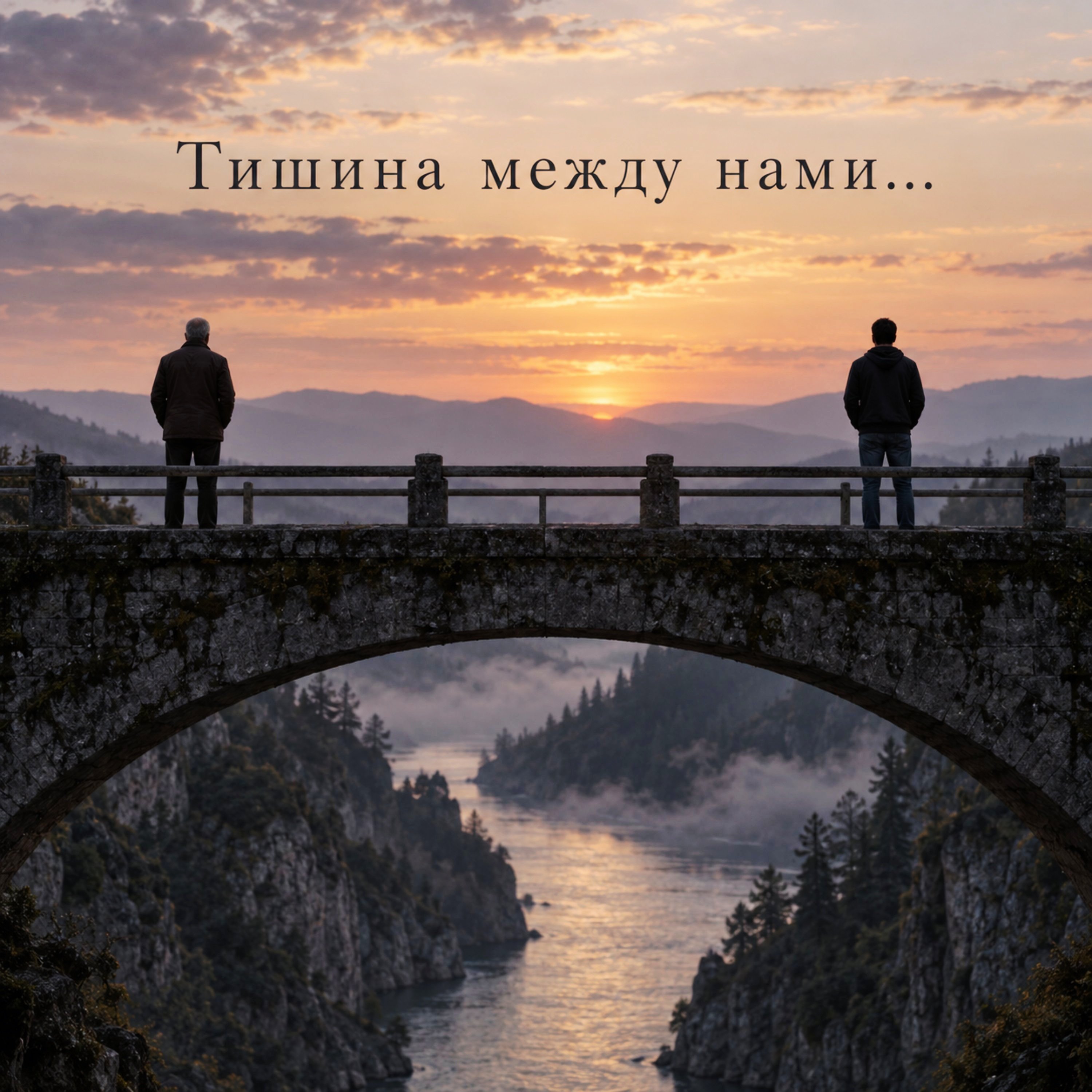 Тишина между нами — обложка