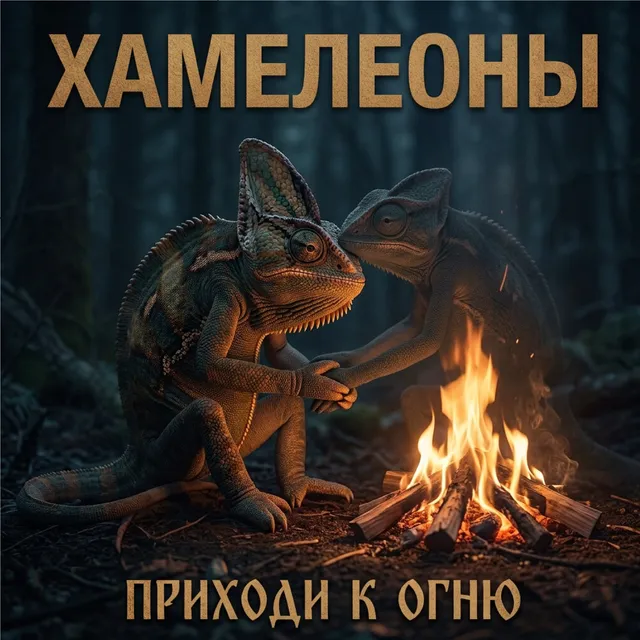 Хамелеоны — Приходи к огню — обложка релиза