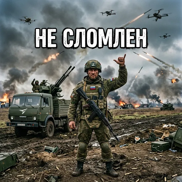 GazRock — НЕ СЛОМЛЕН — обложка релиза