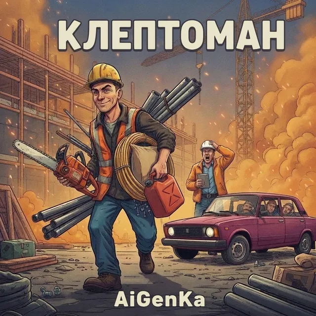 AiGenKa — Клептоман — обложка релиза
