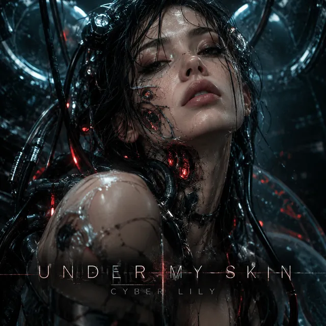 Cyber_Lily — UNDER MY SKIN — обложка релиза