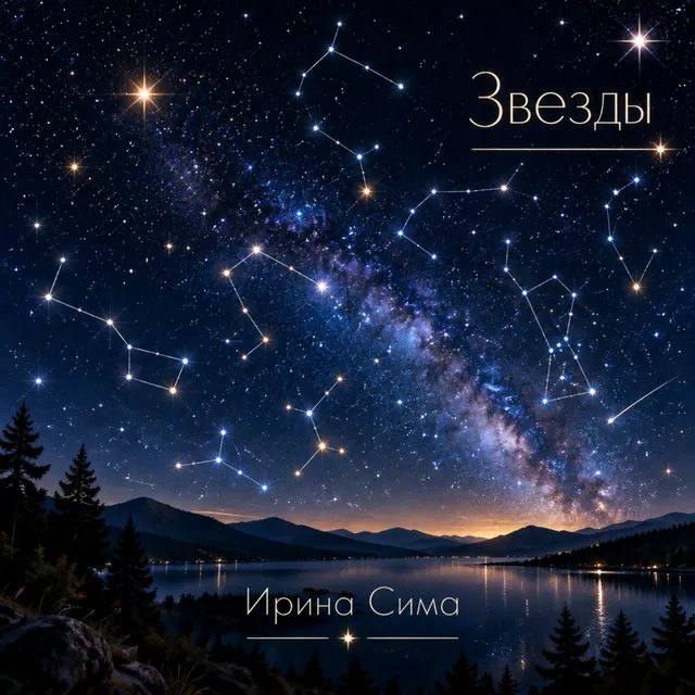 Ирина Сима — Звезды — обложка релиза