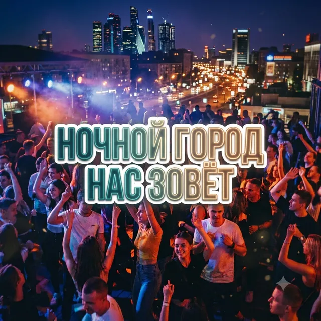 GazLodya — НОЧНОЙ ГОРОД НАС ЗОВЁТ — обложка релиза