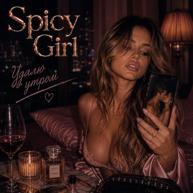 SpicyGirl — Удалю утром — обложка релиза